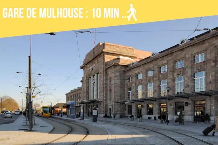 Super Appartement - Centre-Ville Mulhouse 4Pers Ngoại thất bức ảnh